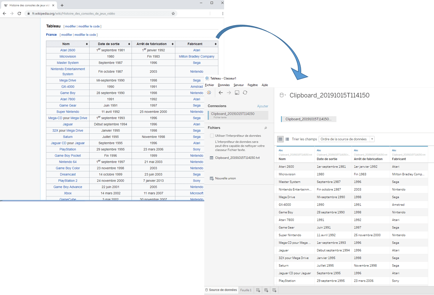 importertableweb