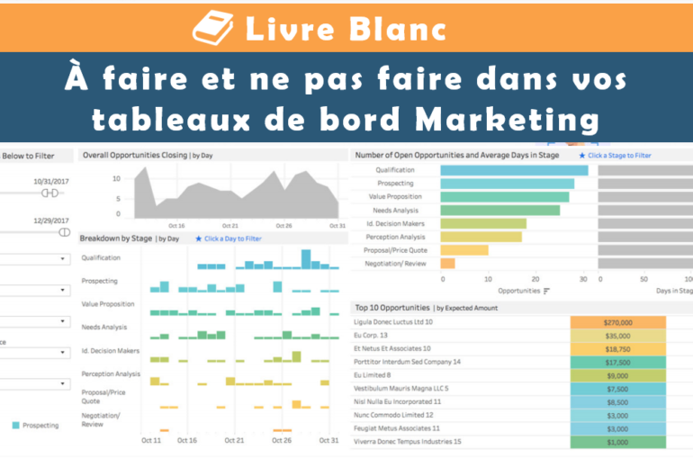 Livre Blanc : À faire et ne pas faire dans vos tableaux de bord marketing