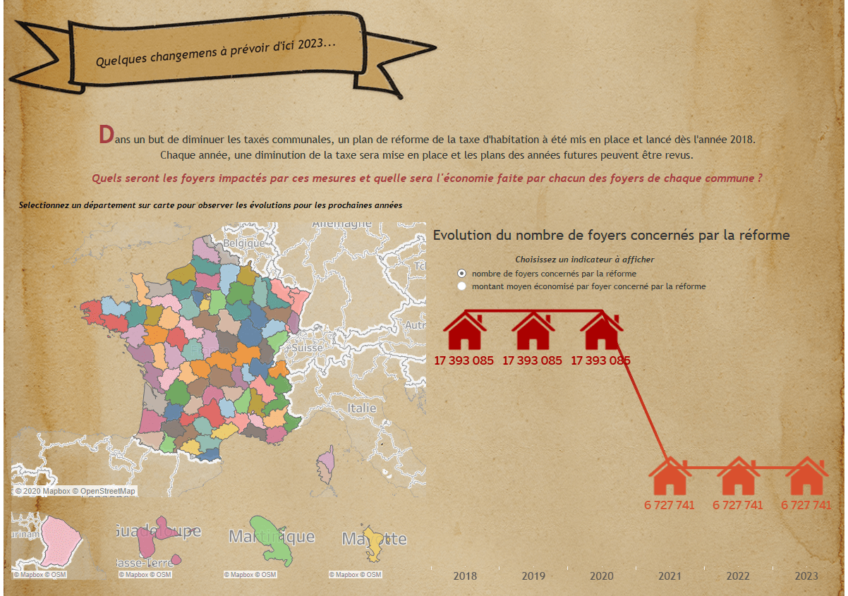 Taxe d'habitation Tableau Public