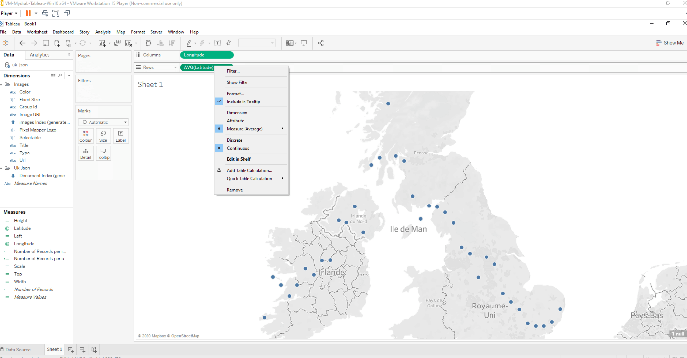 Comment créer une hex map sur Tableau 