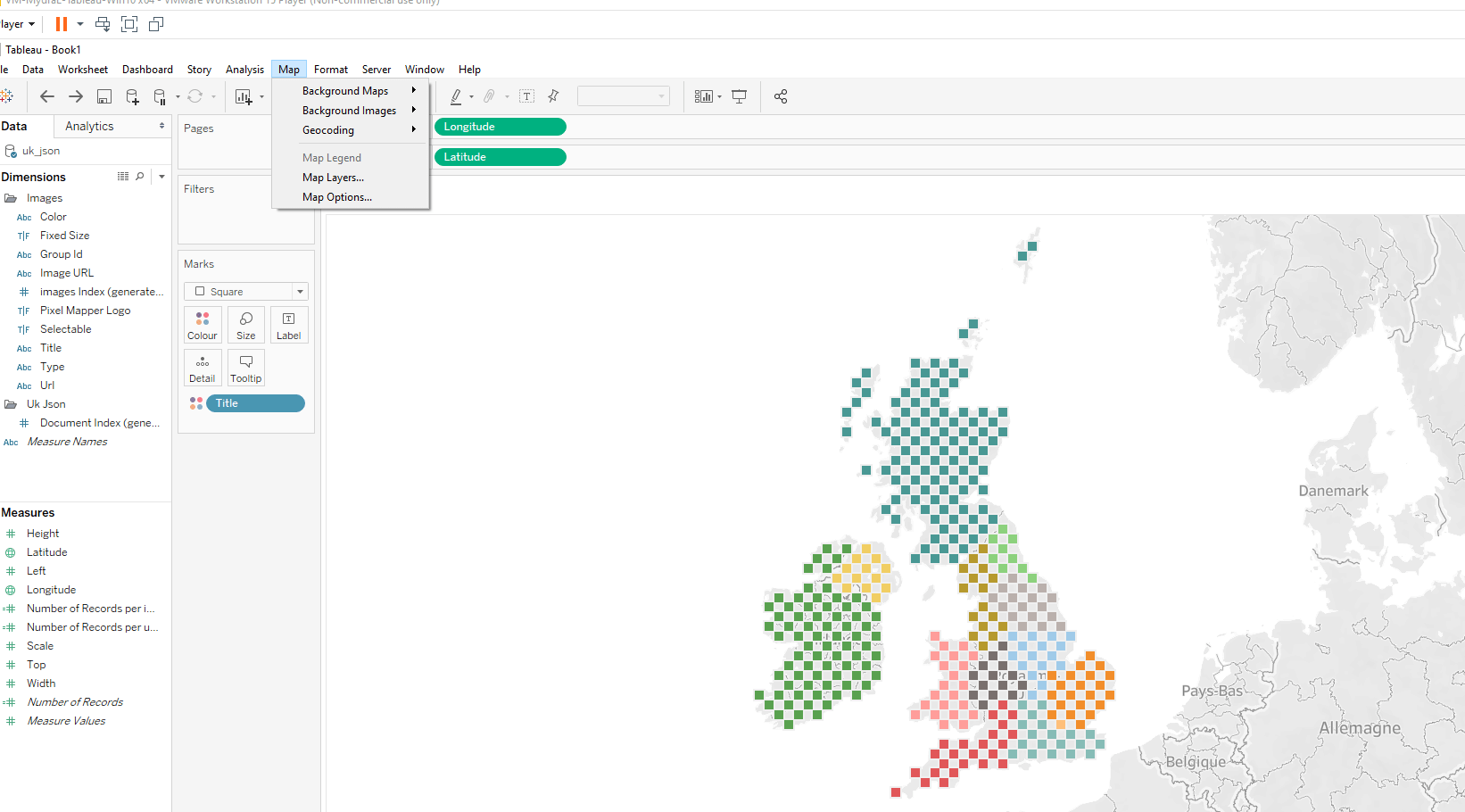 Créer une hex map sur Tableau 