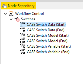 Case switch KNIME 