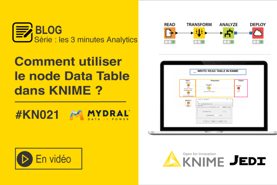 Write read a table KNIME