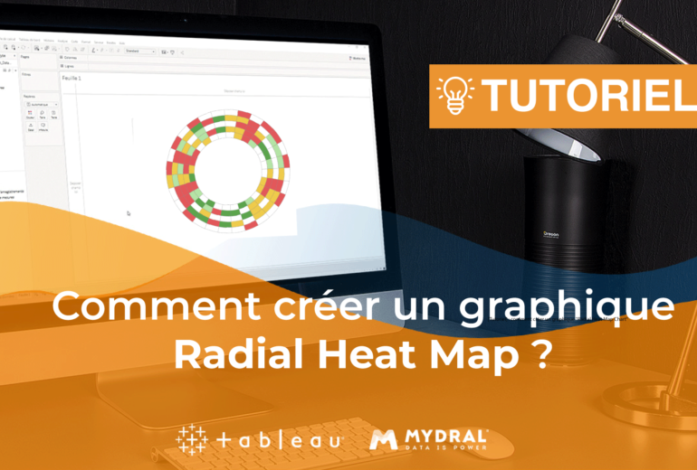 Radial heat map chart Tableau