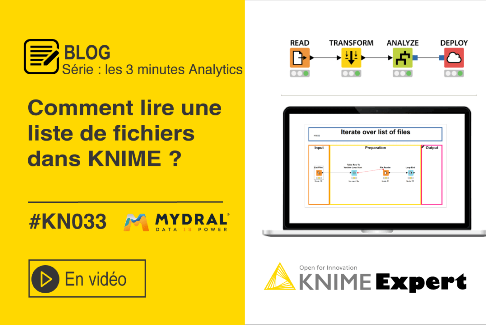 Lecture liste de fichiers KNIME