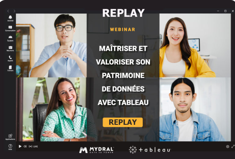 Replay Maîtriser et valoriser données avec Tableau