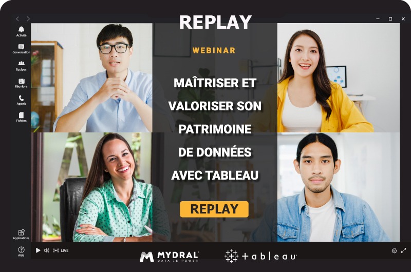 Replay Maîtriser et valoriser données avec Tableau