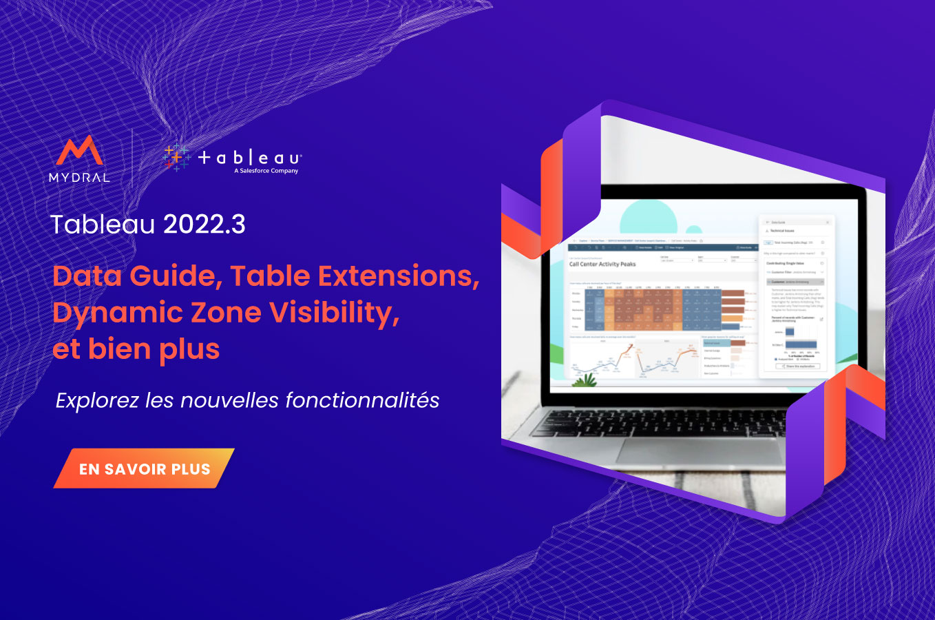 [Nouveautés] Tableau 2022.3 - Dernières fonctionnalités - MYDRAL