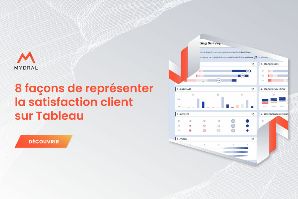 8 façons de représenter  la satisfaction client sur Tableau